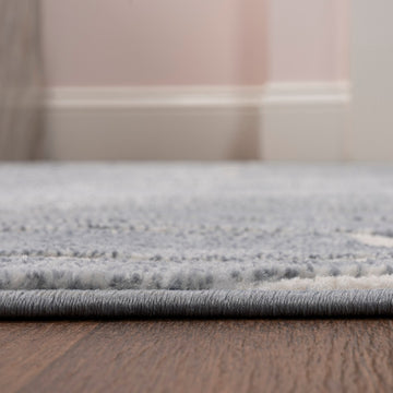 Alcina Modern Scandinavian Graphic Lines High-Low Area Rug